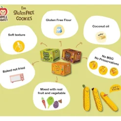 Apple Monkey Gluten Free Cookies