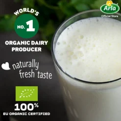 Arla Organic UHT Full Cream Milk (12x200ml)