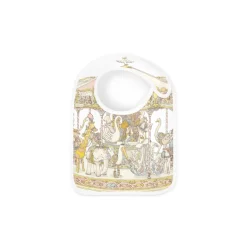 Atelier Choux Satin Bib Carousel Pink