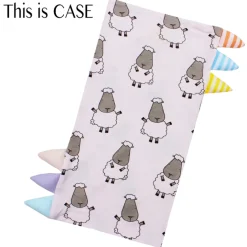 Baa Baa Sheepz Bed-Time Buddy™ Case Big Sheepz with Stripe Tag