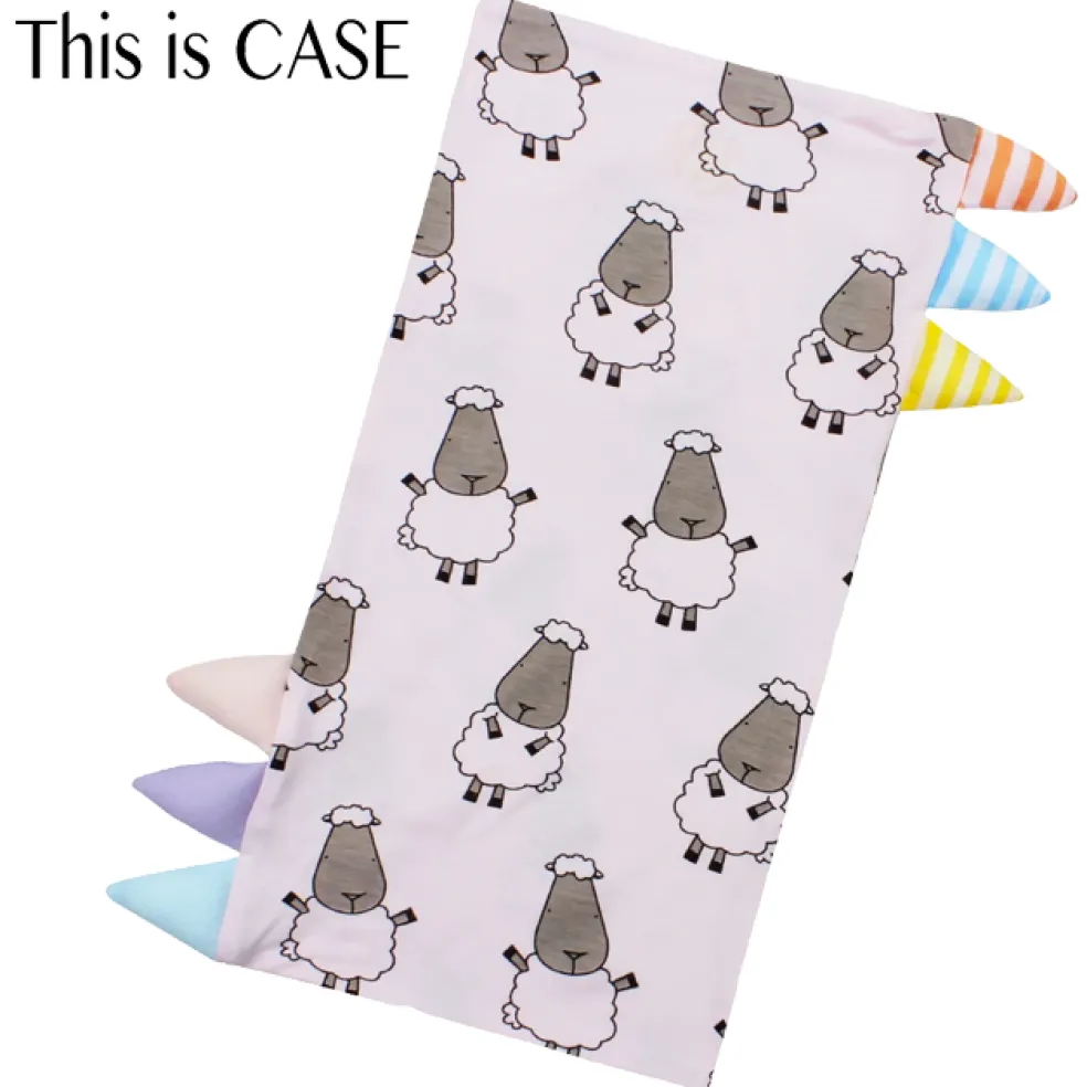 Baa Baa Sheepz Bed-Time Buddy™ Case Big Sheepz with Stripe Tag