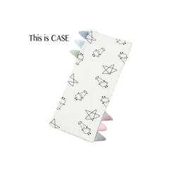 Baa Baa Sheepz Bed-Time Buddy Case Cute Big Star & Sheepz White