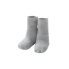 Baa Baa Sheepz Booties Cute Big Star & Head - Grey