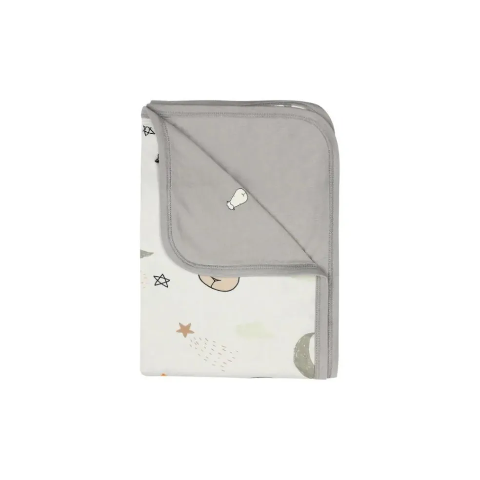Baa Baa Sheepz Double Layer Blanket Goodnight Baa Baa White Grey