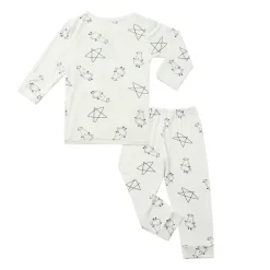 Baa Baa Sheepz Pyjamas Set Cute Big Star & Sheepz - White