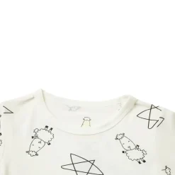 Baa Baa Sheepz Pyjamas Set Cute Big Star & Sheepz - White