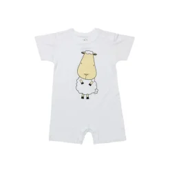 Baa Baa Sheepz Romper Short Sleeve Front & Back Sheep