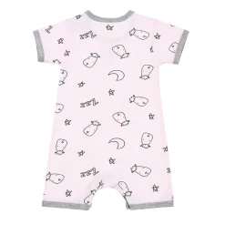 Baa Baa Sheepz Romper Short Sleeve Sweet Dreams Baa Baa - Pink