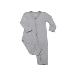 Baa Baa Sheepz Romper Zip Cute Big Star & Head - Grey