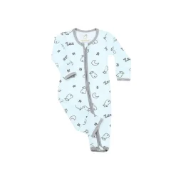 Baa Baa Sheepz Romper Zip Sweet Dreams Baa Baa - Blue