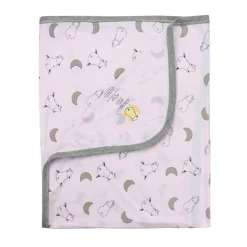 Baa Baa Sheepz Single Layer Blanket Small Moon & Sheepz