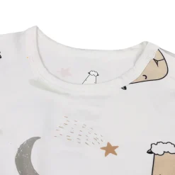 Baa Baa Sheepz Tiered Dress Goodnight Baa Baa White