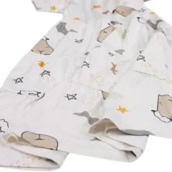 Baa Baa Sheepz Tiered Dress Goodnight Baa Baa White