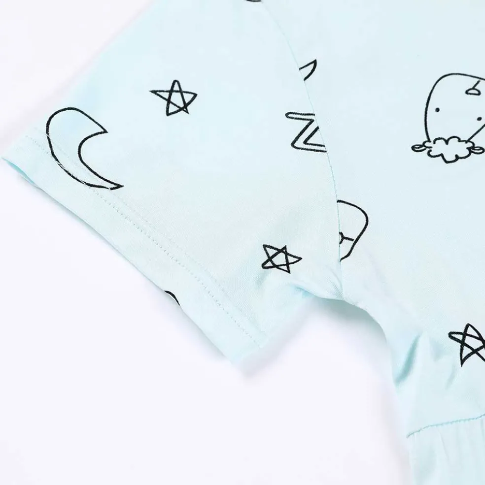 Baa Baa Sheepz Tiered Dress Sweet Dreams Baa Baa - Blue