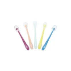Babymoov 1st Age Silicone Spoon multicoloured x 5pc