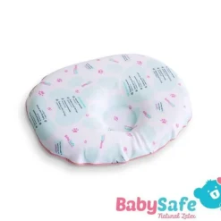 BabySafe Newborn Latex Dimple Pillow with Case