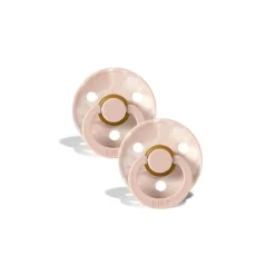 Bibs Tie Dye Latex Pacifier Twin Pack - Blush Ivory/Blush Ivory