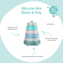 Bubble Silicone Star Stack & Play