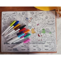 Busymat Large Placemat - Busy Detective: Pets