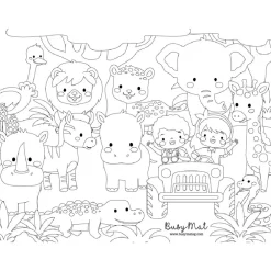 Busymat Large Placemat - Safari