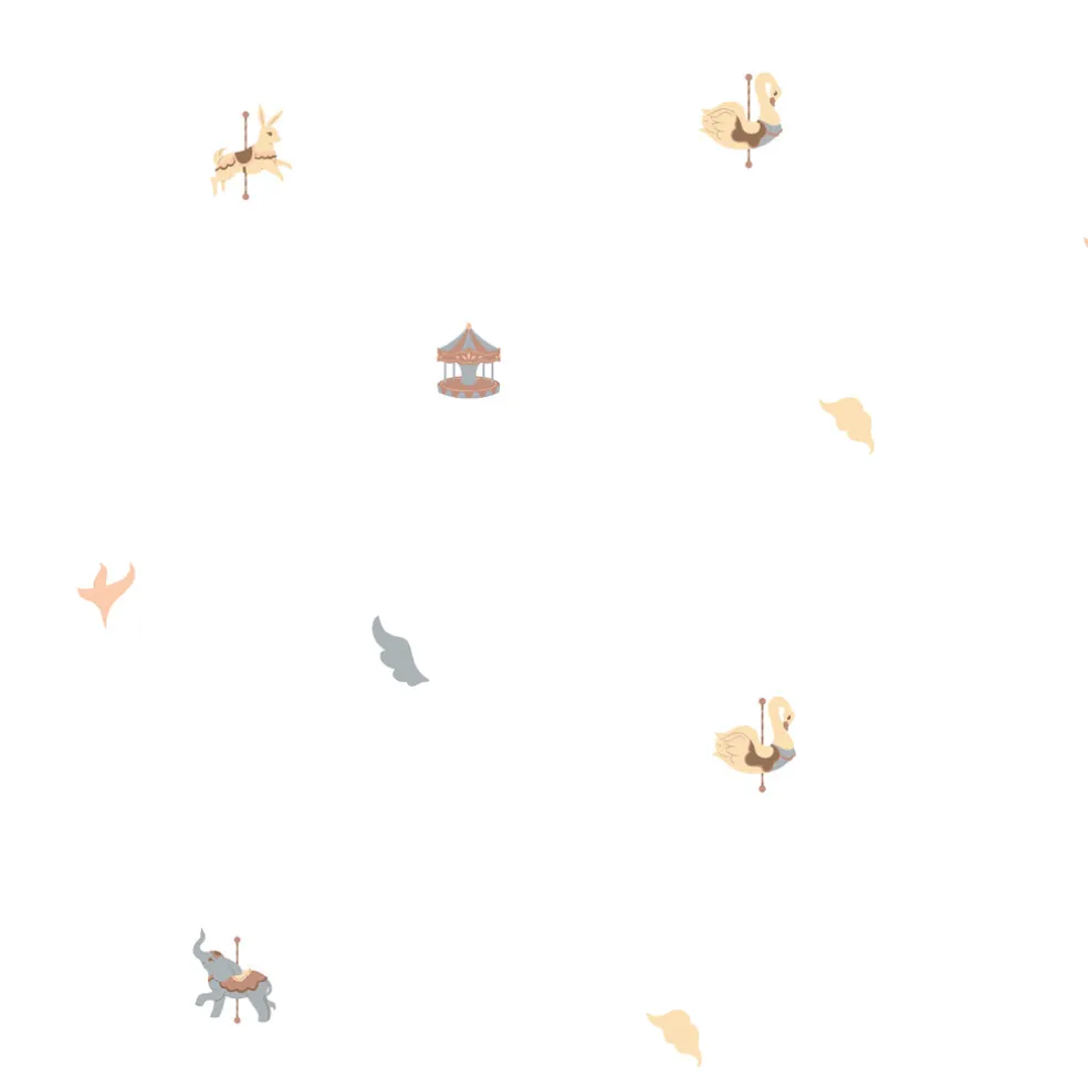 Carousel Elephants Fabric Decal by Little Rei x Urban Li'l