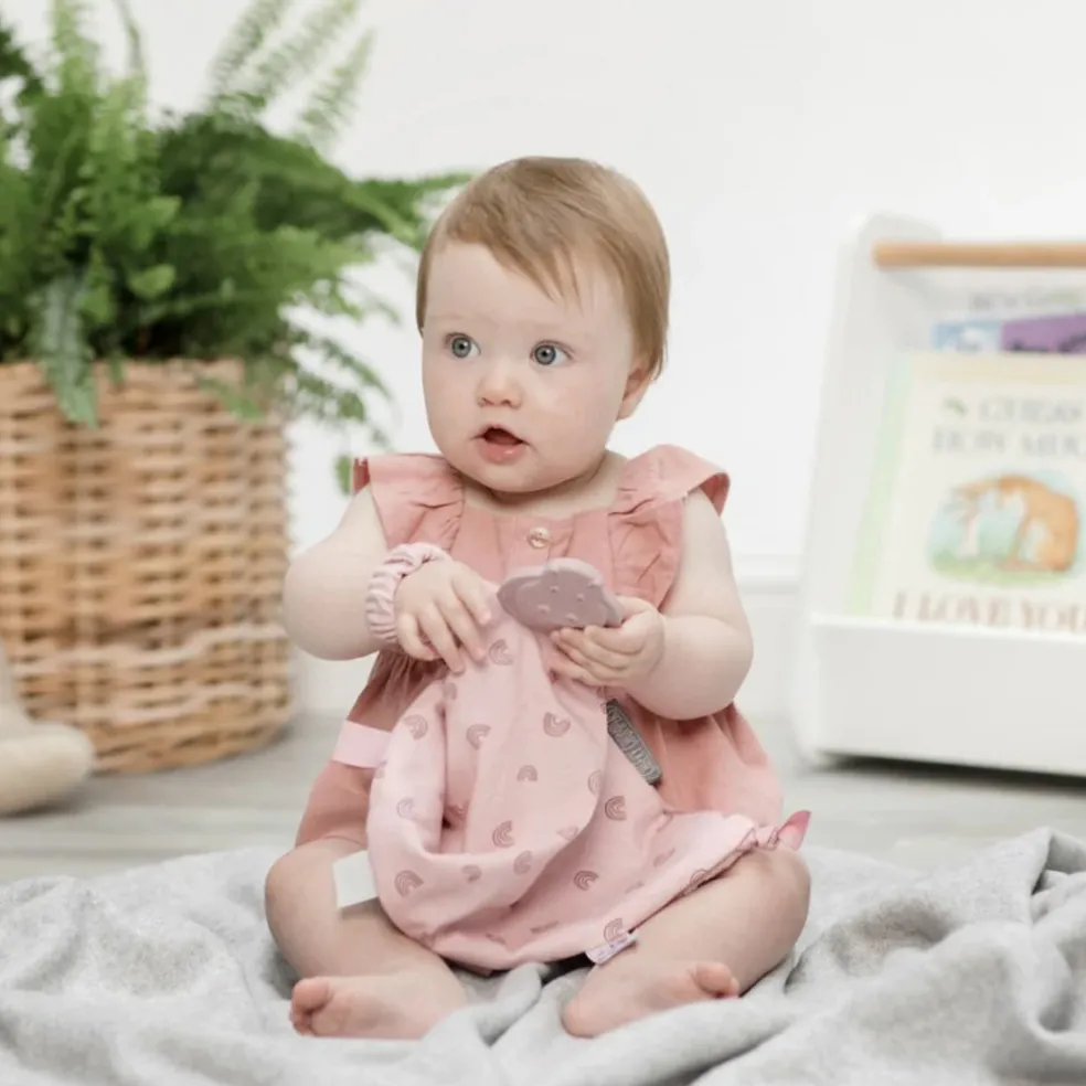 Cheeky Chompers Rainbow Rose Comfortchew
