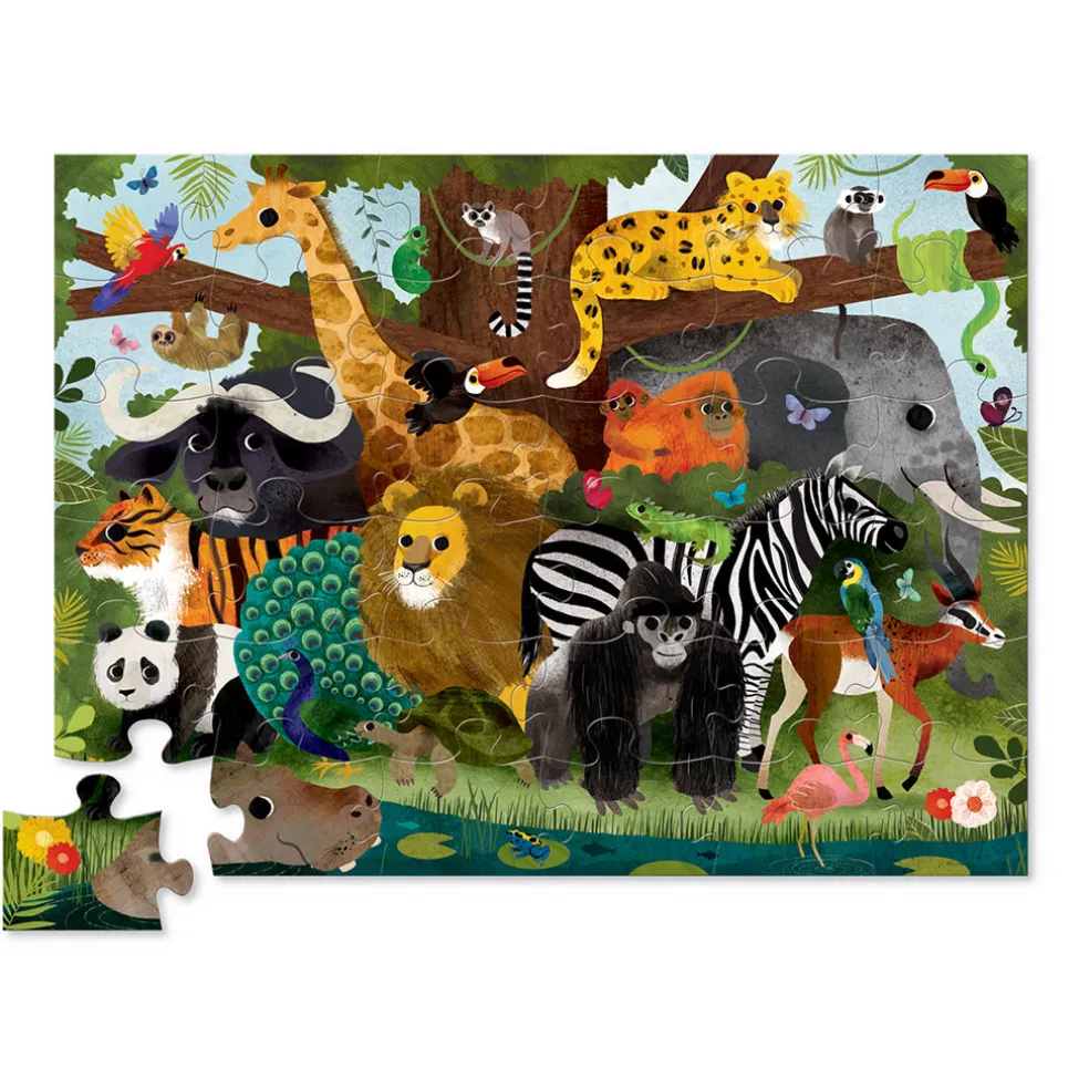 Crocodile Creek Classic Floor Puzzle - 36 pieces