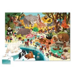 Crocodile Creek 48-Piece Puzzle - Day at the Zoo