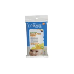 Dr Brown's Nose and Face Wipes - 30 pieces per pack