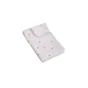 Elly Jersey Blanket - White Hearts