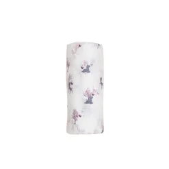 Elly Organic Cotton Swaddle - Forest Bambi