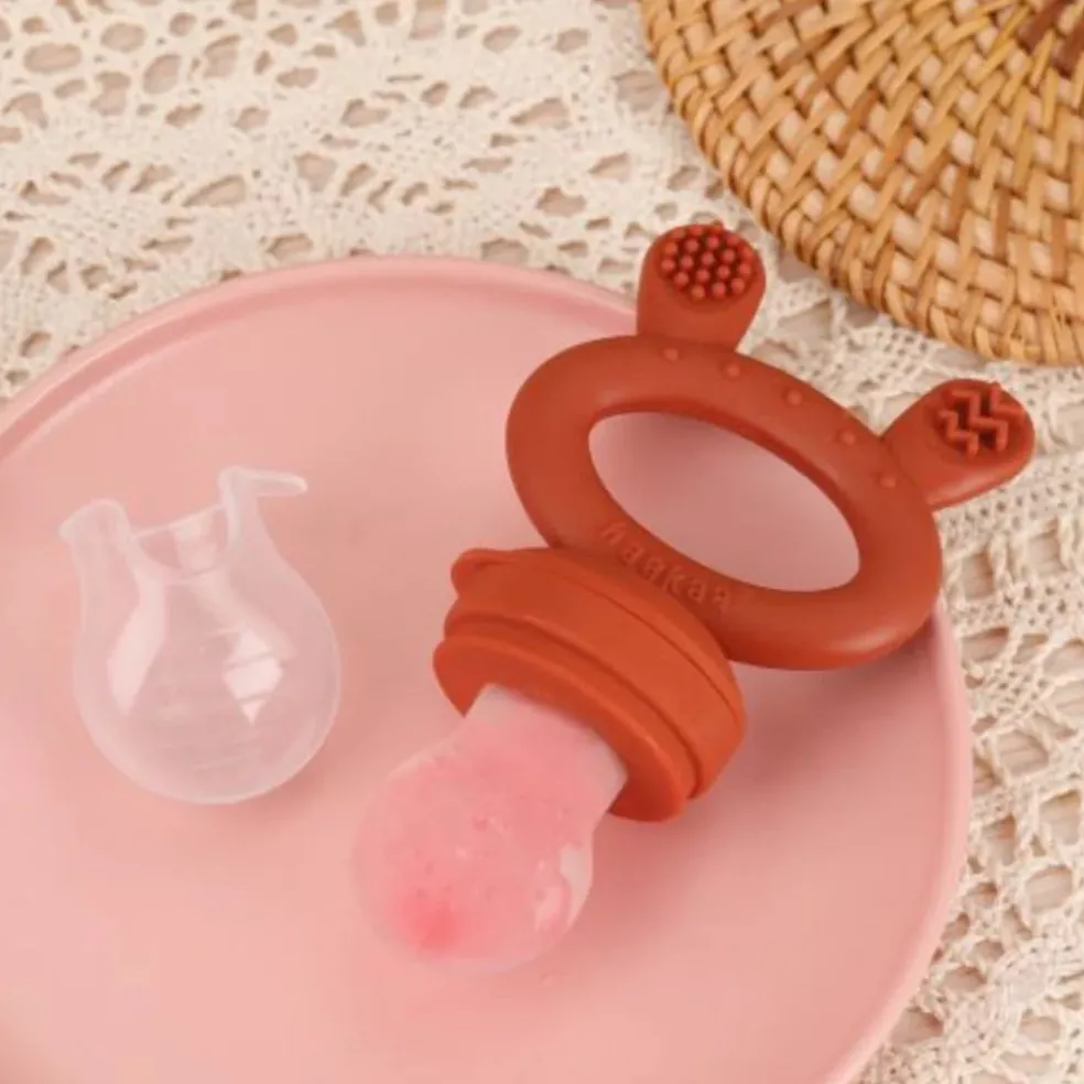 Haakaa Fresh Food Teething Feeder & Cover Set