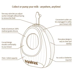 Haakaa Shell Wearable Silicone Breast Pump 120ML
