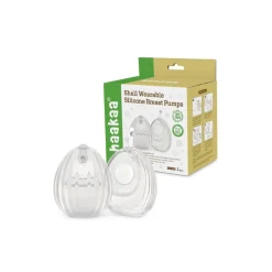 Haakaa Shell Wearable Silicone Breast Pump 120ML 2 Pack