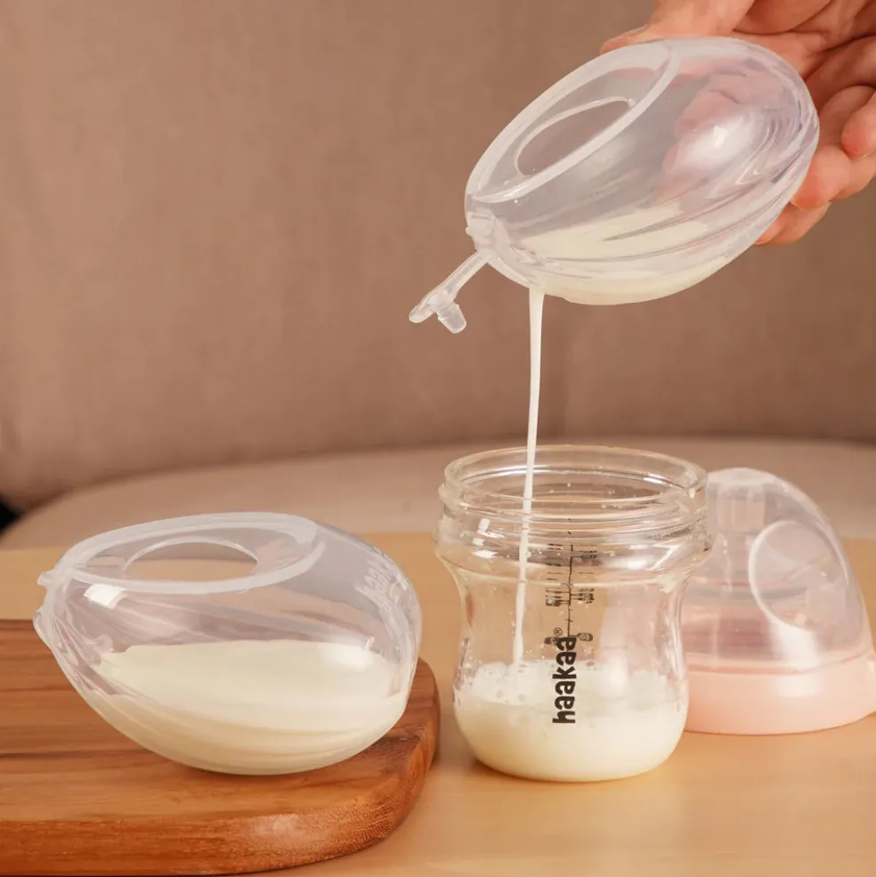 Haakaa Shell Wearable Silicone Breast Pump 120ML 2 Pack
