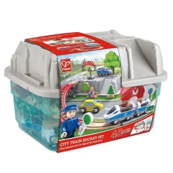 Hape Boxed City Railway Set with a Bullet Train