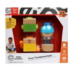 Hape Four Fundamentals Wooden Sensory Set