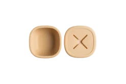 Hegen Suction Bowl with Snack Lid (Taupe)