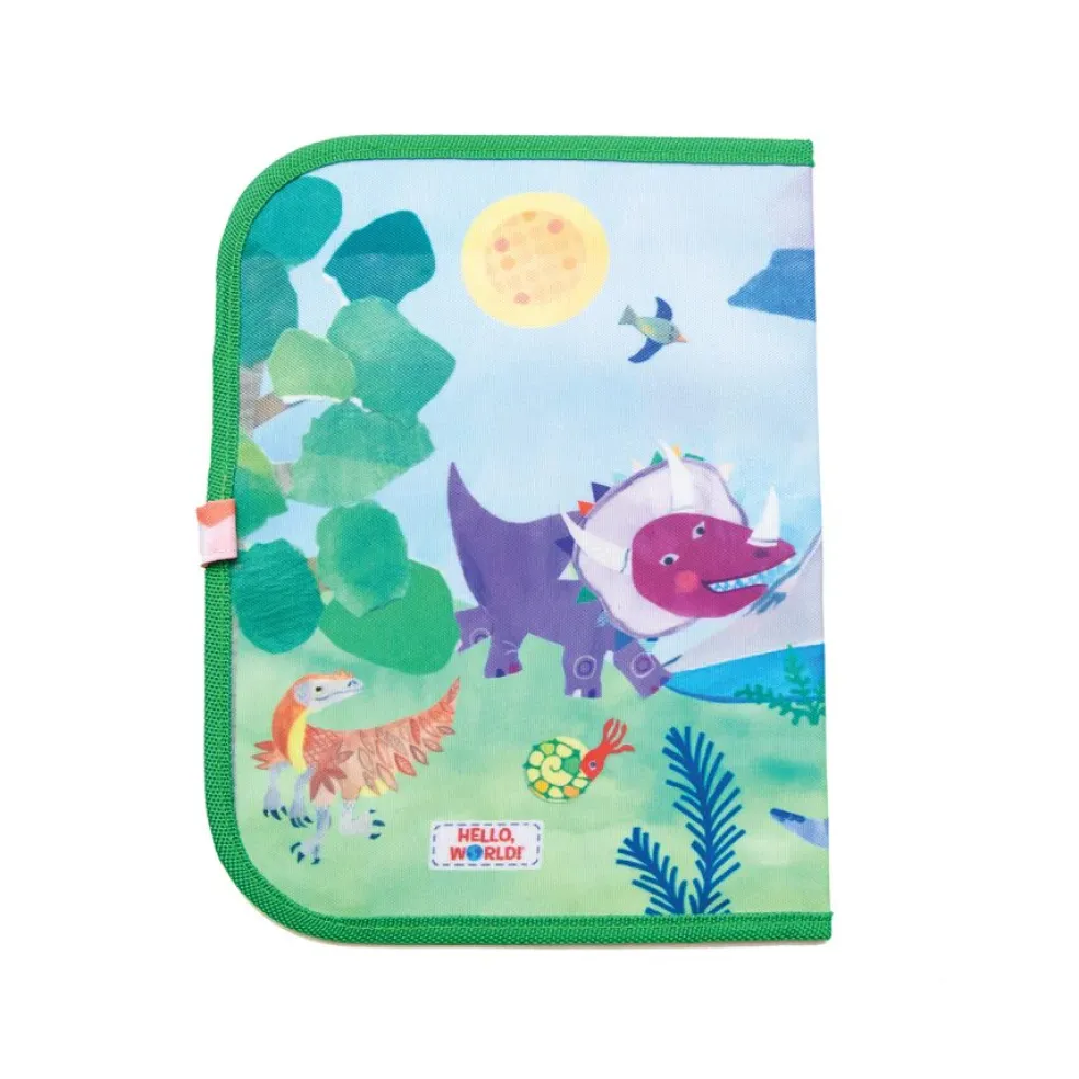 Jaq Jaq Bird X Hello, World! Doodle It & Go Erasable Mat Dino