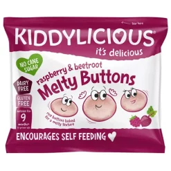 Kiddylicious Melty Buttons Raspberry & Beetroot (Multipack)
