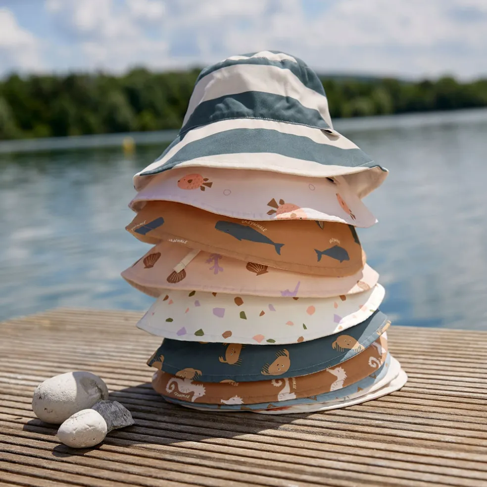 Lassig Sun Protection Bucket Hat, Coral Rose Peach