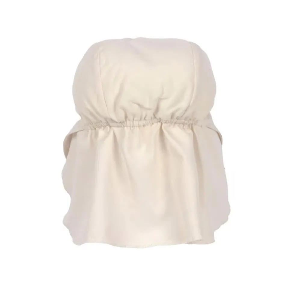 Lassig Sun Protection Flap Hat, Milky