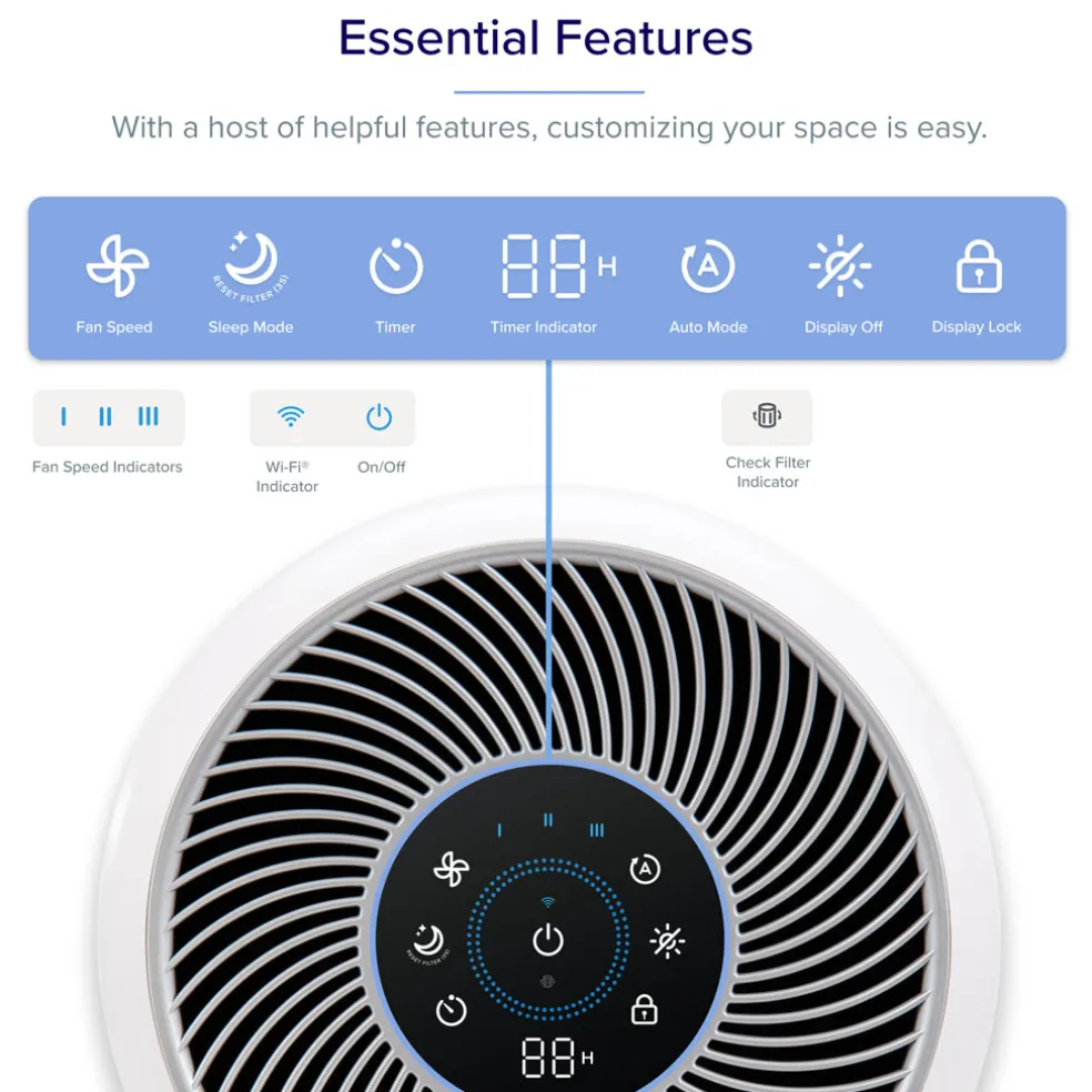 Levoit Core 300S Smart H13 HEPA Air Purifier