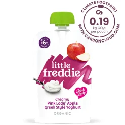 Little Freddie Pink Lady Apple Greek Style Yoghurt (Pack of 6)