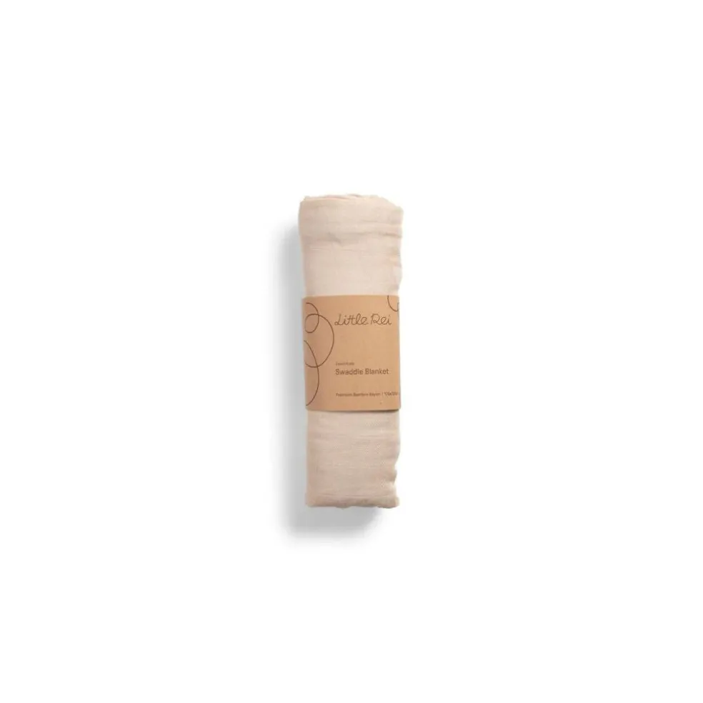Little Rei Bamboo Swaddle Blanket Single (Solid Colours)