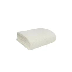 Living Textiles Organic Cot Cellular Blanket - Natural White