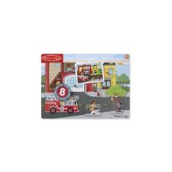 Melissa & Doug Around the Fire Station Sound Puzzle 2 years+