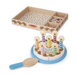 Melissa & Doug Birthday Party - Wooden Play Food 3 years+