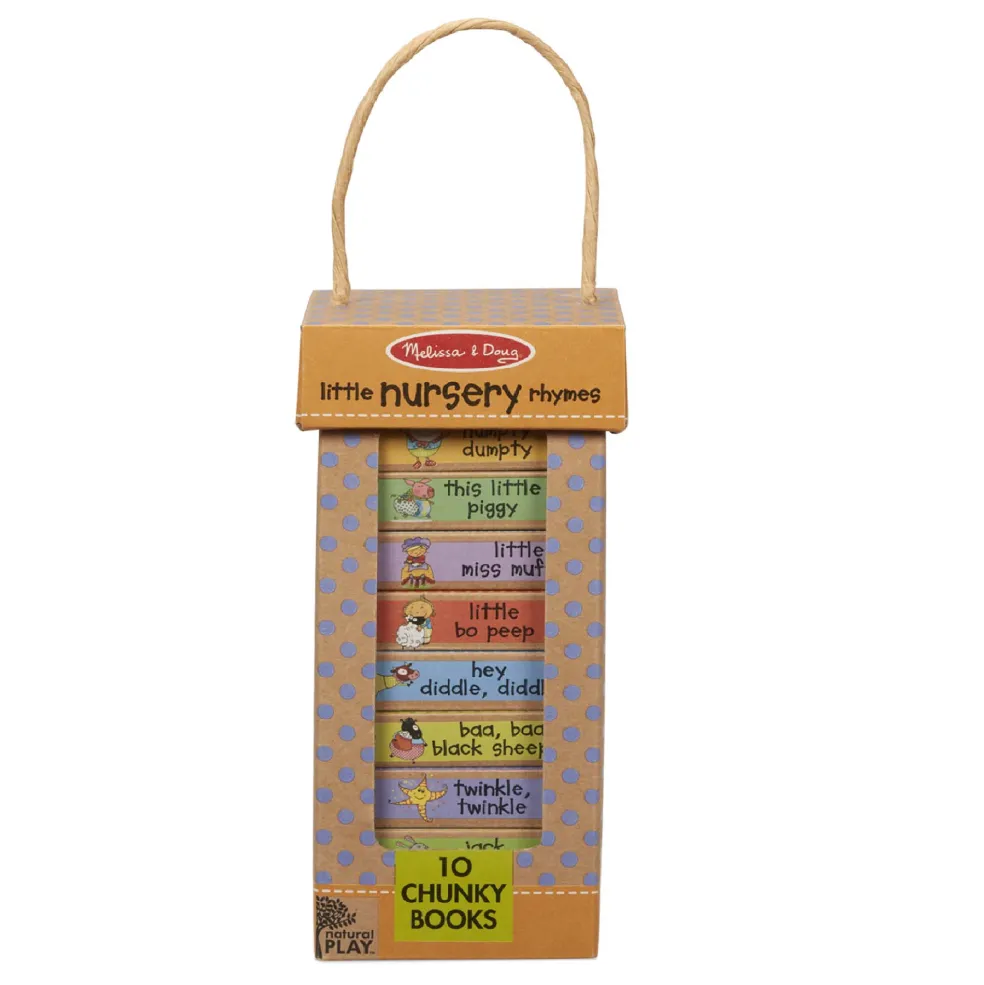 Melissa & Doug Natural Play Book Tower