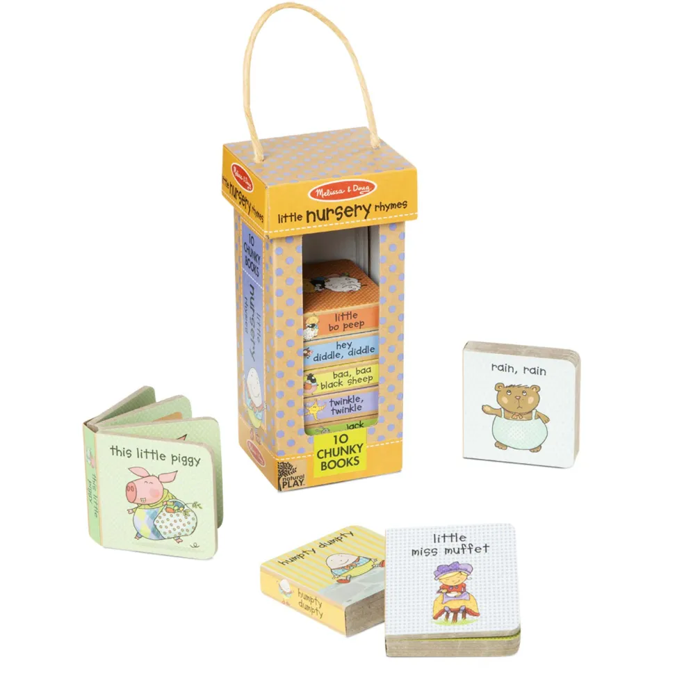 Melissa & Doug Natural Play Book Tower
